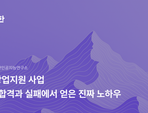 창업 지원 사업 : 합격과 실패에서 얻은 진짜 노하우