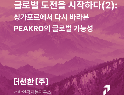 글로벌 도전을 시작하다(2): 싱가포르에서 다시 바라본 PEAKRO의 글로벌 가능성